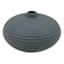 Honeybloom Grey Ceramic Vase, 4"