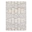 (C182) Macy White & Blue Patterned Area Rug, 8x10