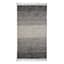 (D521) Honeybloom Grey Ombre Fringe Accent Rug, 3x5