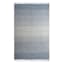 (D522) Blue Ombre Fringe Area Rug, 5x7