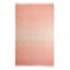 (D520) Coral Ombre Fringe Area Rug, 5x7