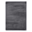(C179) Macy Charcoal Grey Shag Area Rug, 5x7