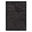 (C180) Parma Dark Grey Shag Accent Rug, 3x5