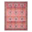 (D566) Freya Red Medallion Washable Area Rug, 8x10