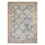 (D569) Freya Blue Multicolor Medallion Washable Area Rug, 5x7