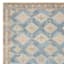 (D569) Freya Blue Multicolor Medallion Washable Area Rug, 8x10