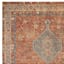 (D570) Freya Red Multicolor Medallion Washable Area Rug, 5x7