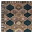 (D571) Freya Black Medallion Washable Accent Rug, 3x5
