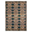 (D571) Freya Black Medallion Washable Area Rug, 5x7