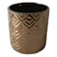Indoor Decorative Copper Ceramic Pot, Small
