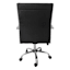 Crosby St. Maxwell Adjustable Faux Leather Office Chair, Black