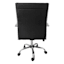 Maxwell Adjustable Faux Leather Office Chair, Black