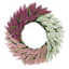 Pink & White Heather Floral Wreath, 28"