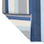 (E319) Avalon Blue Striped Indoor & Outdoor Area Rug, 5x7