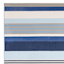(E319) Avalon Blue Striped Indoor & Outdoor Area Rug, 8x10