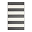 (E323) Asbury Black & White Striped Indoor & Outdoor Accent Rug, 3x5