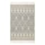 (B777) Reese Black & White Diamond Design Area Rug, 8x10
