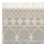 (B777) Reese Black & White Diamond Design Area Rug, 5x7