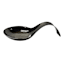 Found & Fable Hammered Nickel Spoon Rest, Black