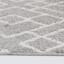(D558) Salinas Grey & White Diamond Design Runner, 2x7