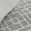 (D558) Salinas Grey & White Diamond Design Runner, 2x7