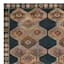 (D571) Freya Black Medallion Washable Area Rug, 8x10