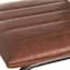 Luka Faux Leather Counter Stool, Light Brown