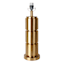 Gold Metallic Metal Colum Table Lamp, 20"
