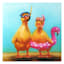 Pool Party Canvas Wall Art, 12"