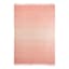 (D520) Coral Ombre Fringe Area Rug, 8x10