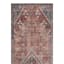 (D553) Found & Fable Vilani Red & Blue Medallion Runner, 2x7