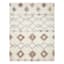 (C184) Found & Fable Alton Ivory Shag Area Rug, 5x7