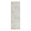 (B762) Cypress Ivory Floral Runner, 2x7