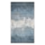 (B763) Ty Pennington Cypress Blue Ombre Accent Rug, 3x5