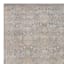 (B769) Helena Grey Floral Area Rug, 5x7