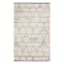 (C185) Tracey Boyd Elizabeth Grey Diamond Design Area Rug, 4x6