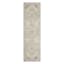 (D576) Honeybloom Grand Villa Taupe Medallion Runner, 2x7