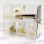 2-Piece Clear Stackable Storage Bin, Small