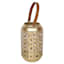 Tracey Boyd Gold Metal Lantern, 10.5"