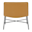 Crosby St. Zoey Faux Leather Accent Chair, Camel
