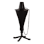 Black Metal Conical Tabletop Torch, 12"