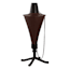 Brown Metal Conical Tabletop Torch, 12"