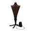 Brown Metal Conical Tabletop Torch, 12"