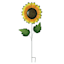 Metal Sunflower Yard Stake, 42"