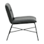 Zoey Accent Chair, Black