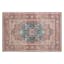 Khloe Rust & Blue Accent Rug, 4x6