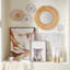Woven White Lines Abstract Canvas Wall Art, 28"