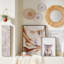 Carved Abstract Circles Wall Panel, 10x36
