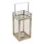 Ty Pennington Wood & Glass Lantern, 13"