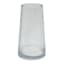Textured Clear Glass Vase, 8"